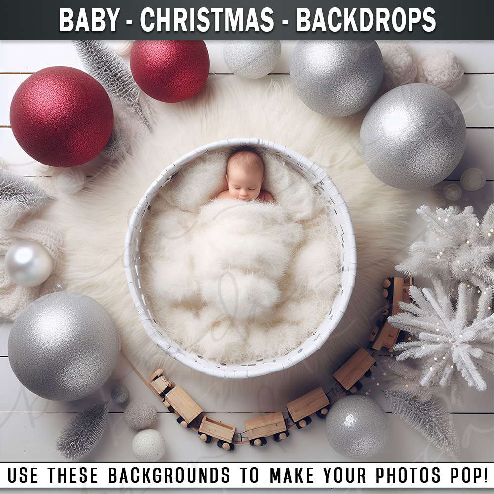 Backdrops - Baby - Christmas