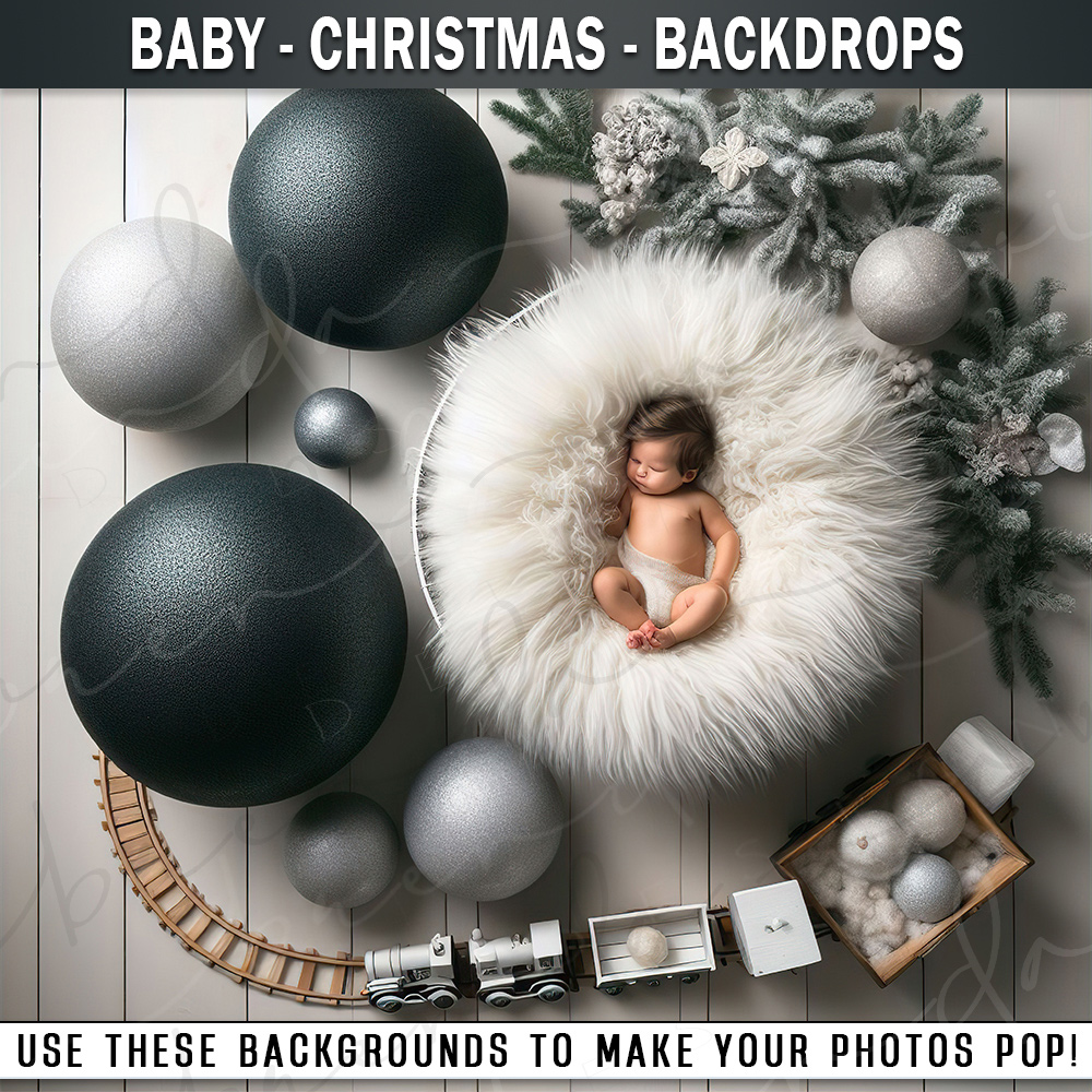 Backdrops - Baby - Christmas
