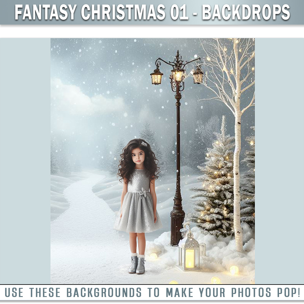 Backdrops - Fantasy Christmas