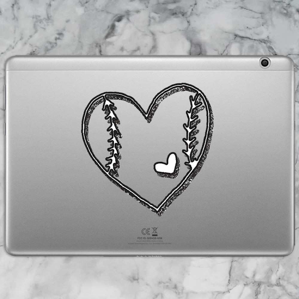 Baseball Heart SVG