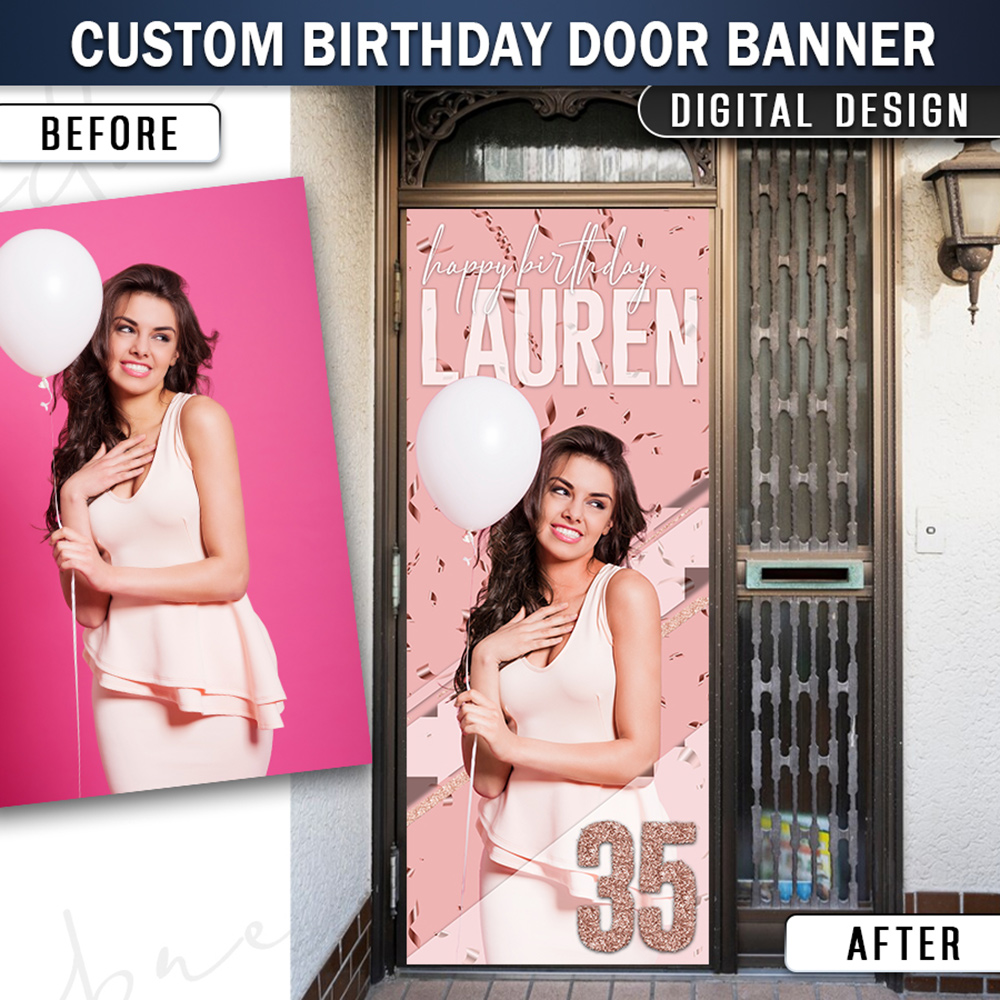 Custom Door Banner: Birthday