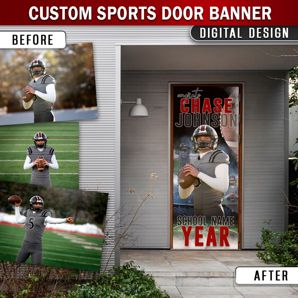 Custom Door Banner: Sports