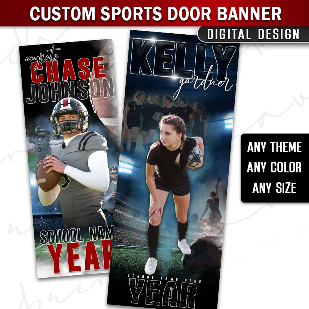 Custom Door Banner: Sports