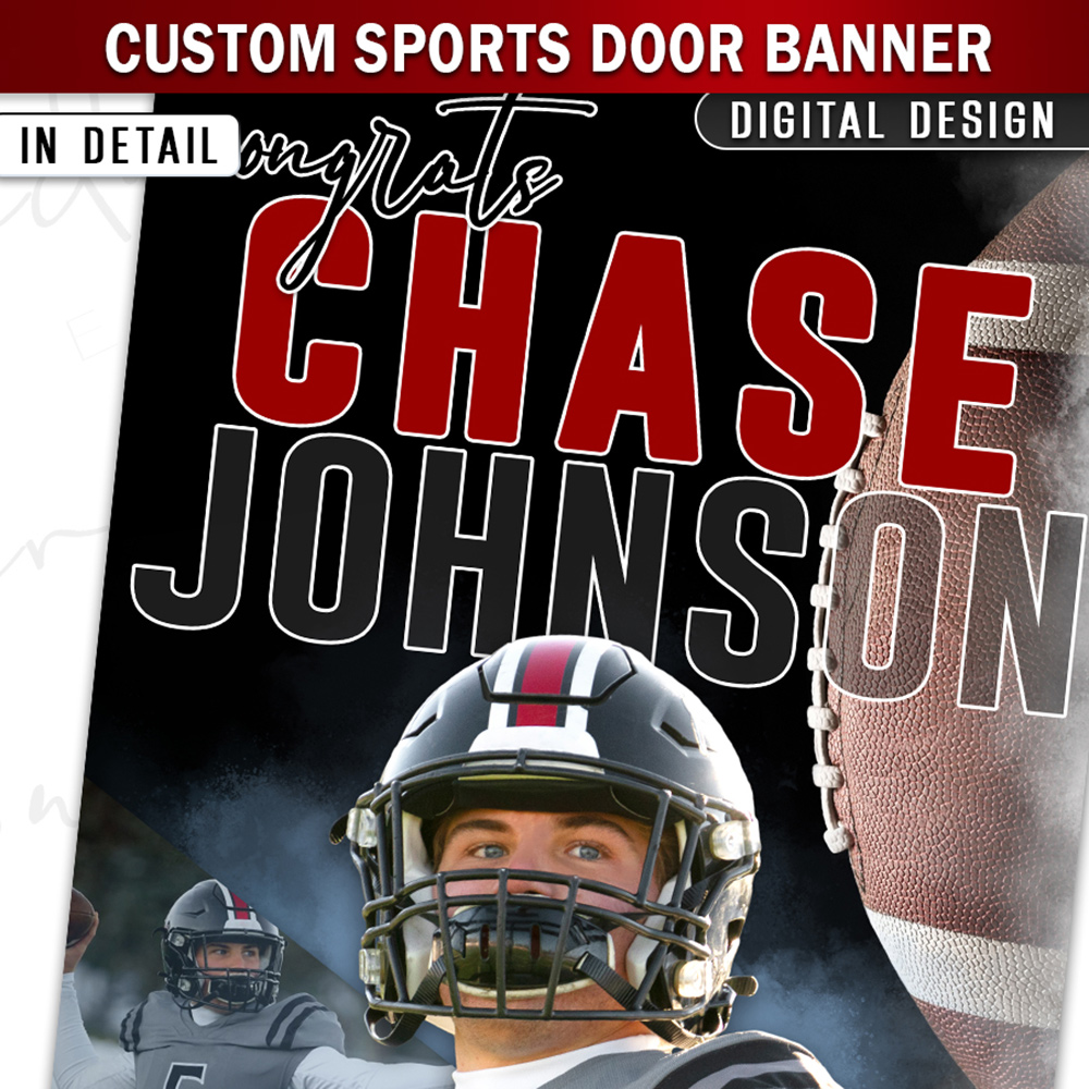 Custom Door Banner: Sports