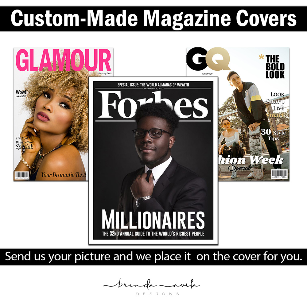 Custom-Made Magazine Cover Designs