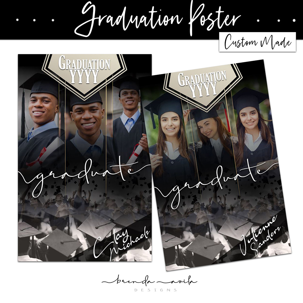 Custom Graduation Poster Design