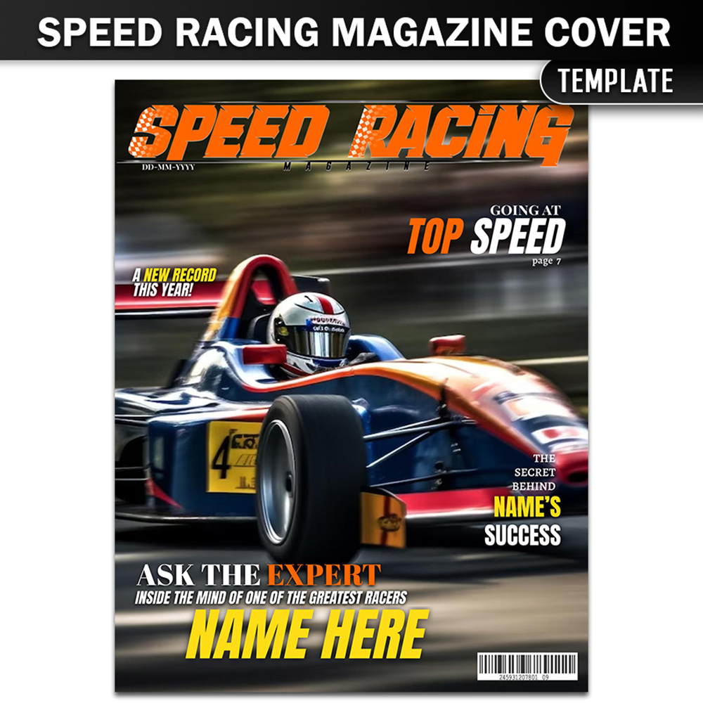 Speed Racing Magazine Cover