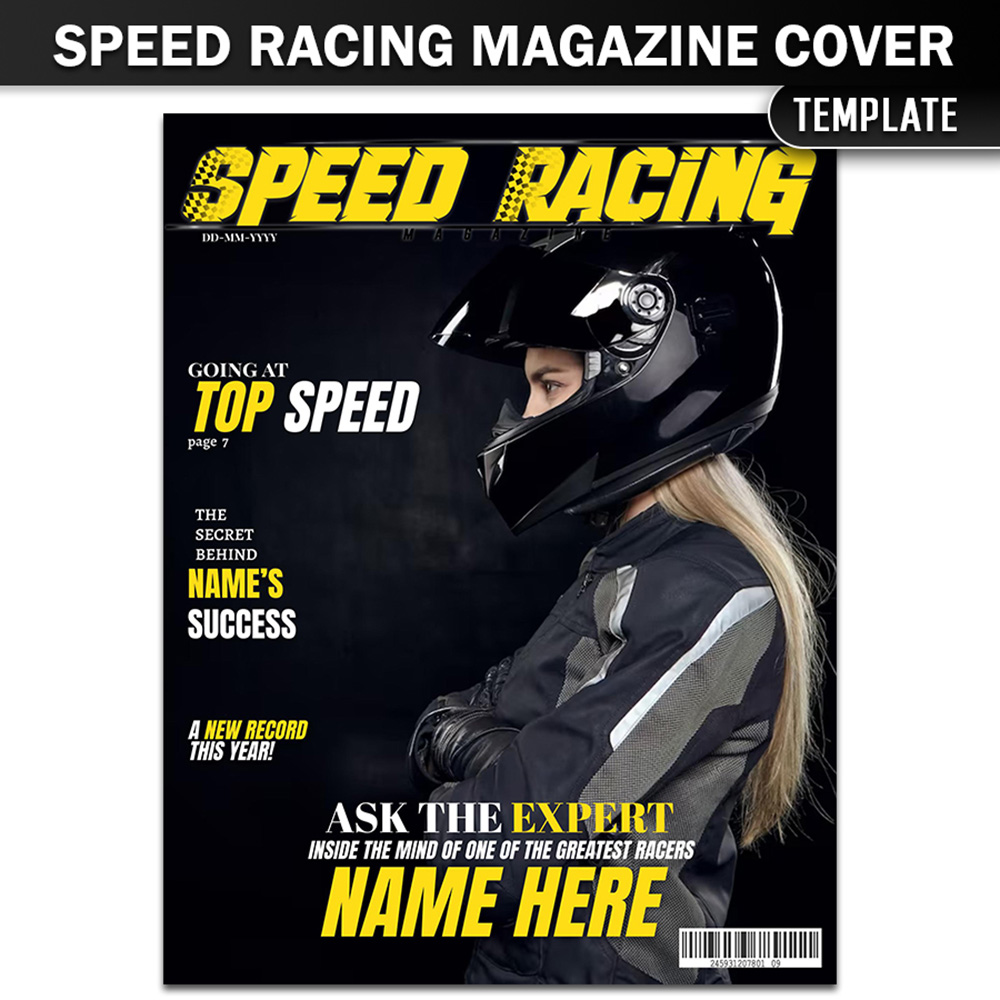 Speed Racing Magazine Cover