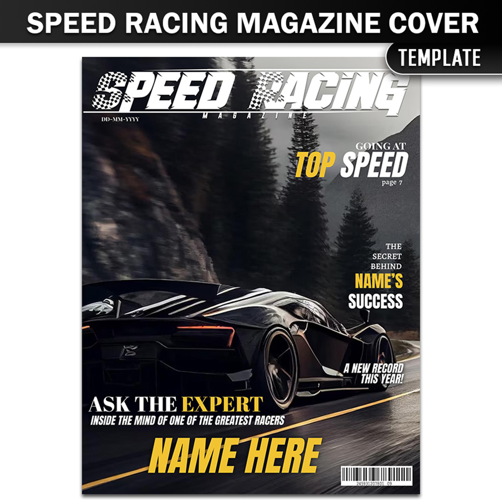 Speed Racing Magazine Cover