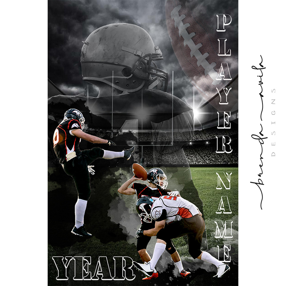 Custom Sports Collage Design