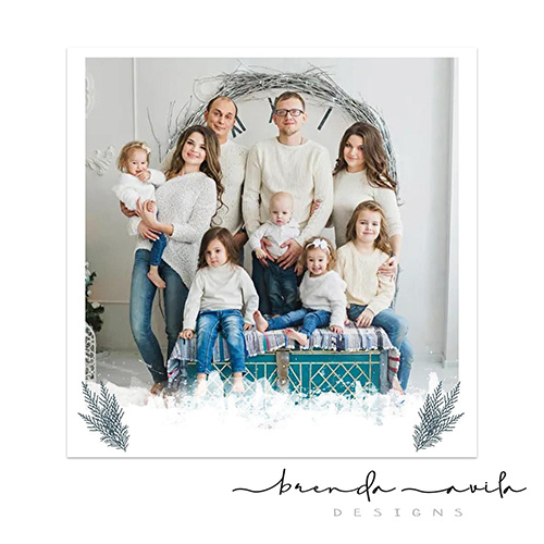 Blue Frost Digital Photo Album