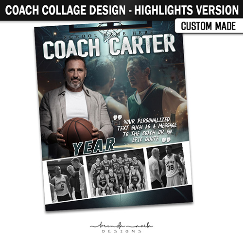 Custom Coach Sports Collage