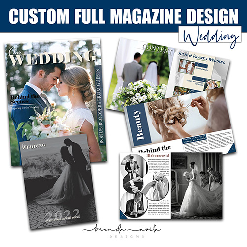 Custom Full Magazine Design - Wedding