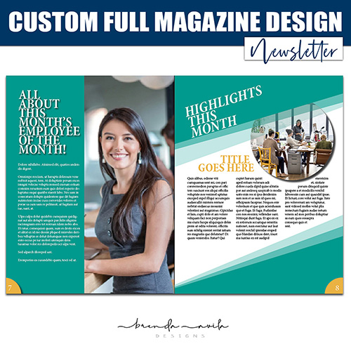 Custom Full Magazine Design - Business